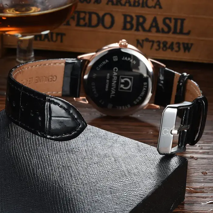 Montre-bracelet d'affaires à quartz pour homme