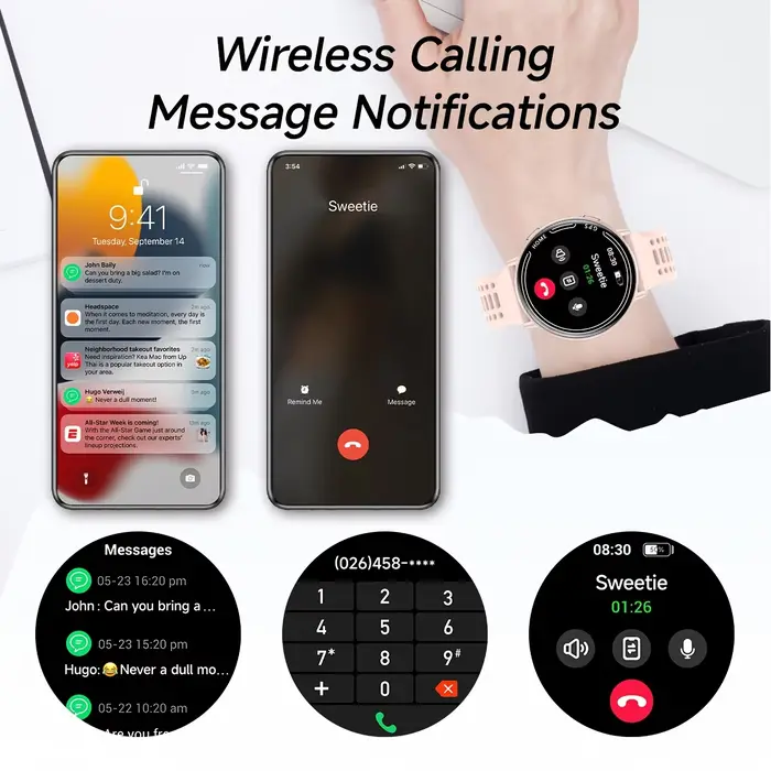 Nouvelle montre connectée GPS 1.43 AMOLED avec boussole
