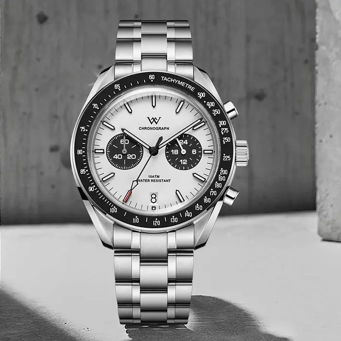WM montre hommes chronographe
