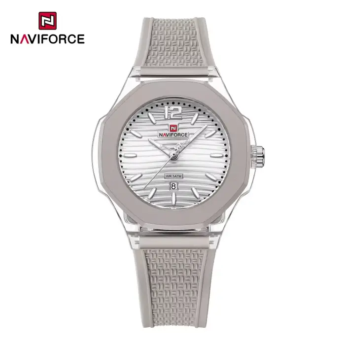 Montre à quartz pour femme NAVIFORCE NF6109, au design distinctif avec des marqueurs minimalistes, a