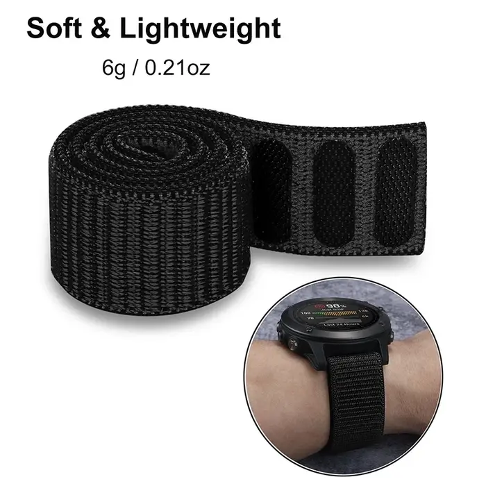 Epix 2 boucle à crochet Bracelet en Nylon pour Garmin Forerunner 965 955 935 745 945 LTE S62 S60 Instinct 2 bandes 26mm 22mm Bracelets
