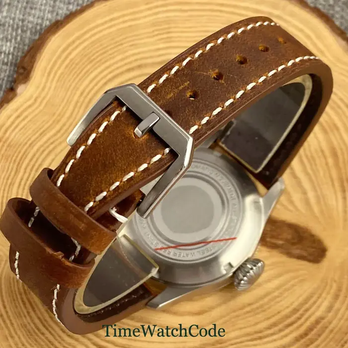 Montre automatique vintage de plongée Tandorio pour hommes, étanche 20 BAR, mouvement japonais NH35A PT5000, chiffres romains, verre saphir, 39 mm