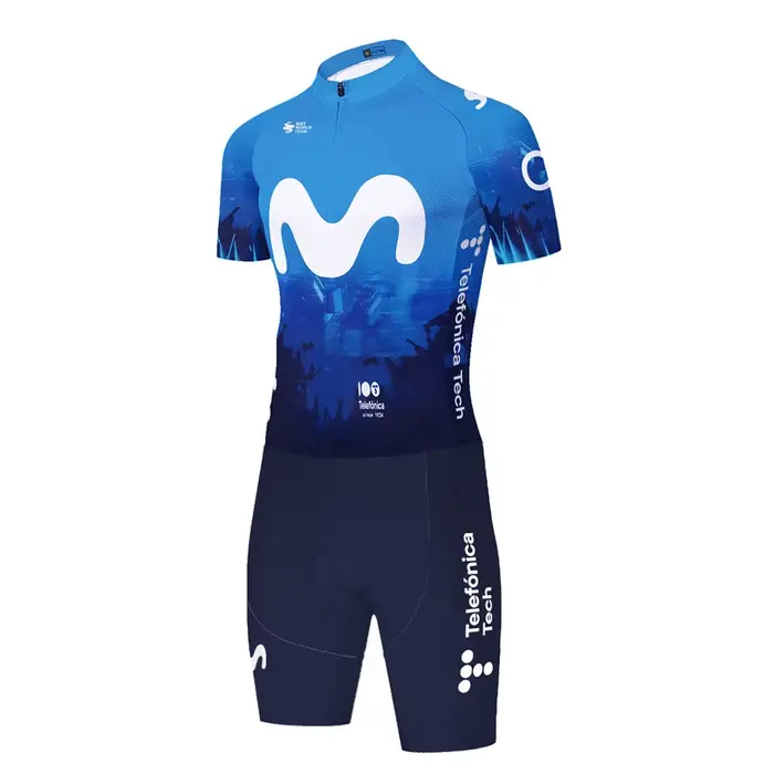 Ocyanstar-Kit de cyclisme à manches courtes pour hommes, combinaison de vélo, combinaisons TriDuvet,