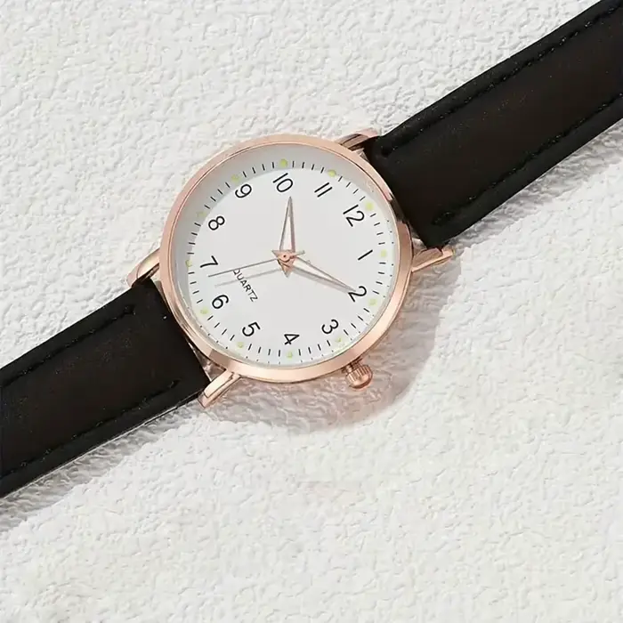 Montre à Quartz Vintage pour femmes et hommes