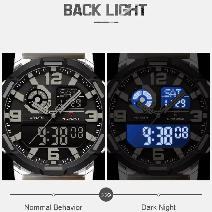 NAVIFORCE – montre à Quartz militaire pour hommes