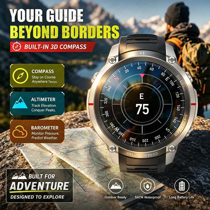 Montre connectée GPS d'extérieur