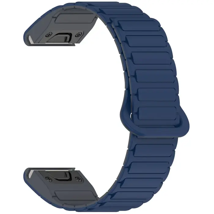 Compatible avec Garmin Fenix 8 7X 7 7S Bracelet magnétique en silicone