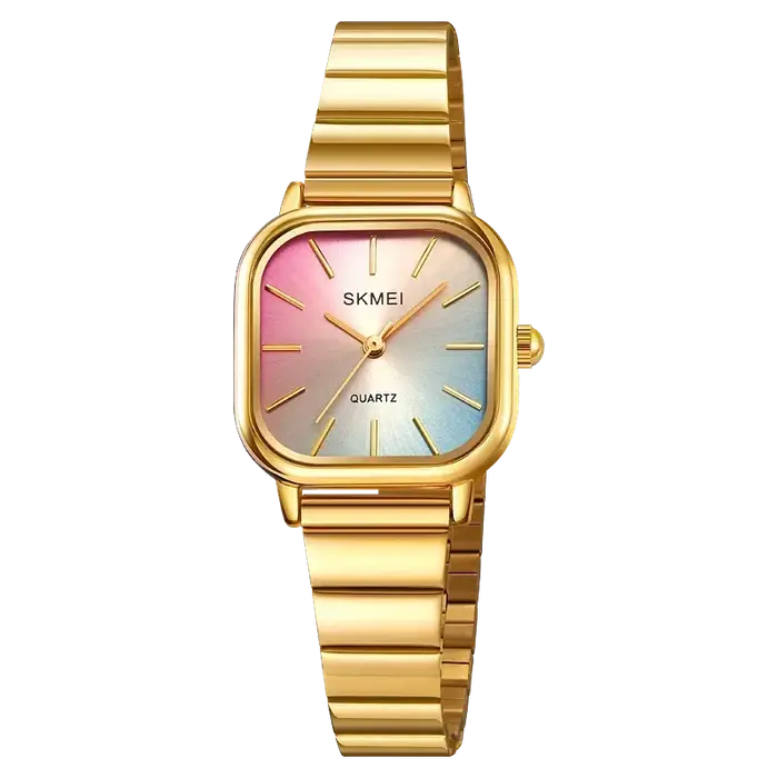 SKMEI 2190 pour dames femme fille femmes montres étanche horloge reloj mujer luxe bracelet en acier inoxydable montre-bracelet à Quartz