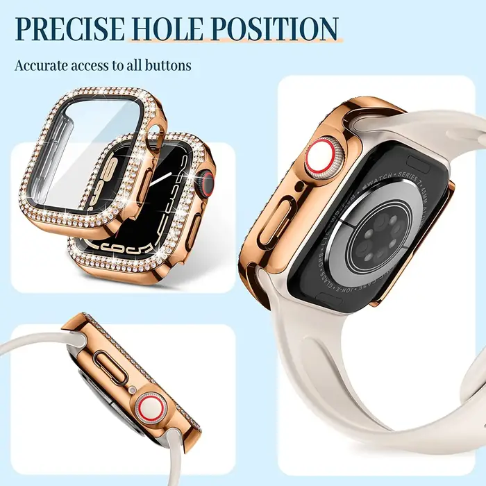 Coque en film diamant et film guatémaltèque pour Apple Watch