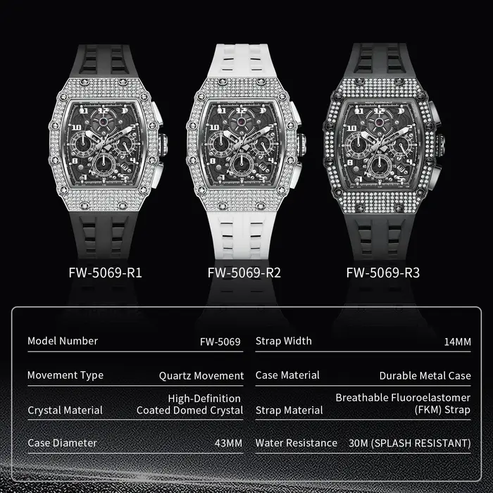 Montre de luxe pour homme MARK FAIRWHALE FW-5069