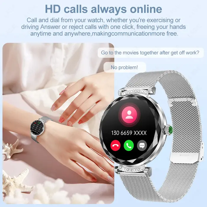 Montre connectée pour femme LIGE 2026