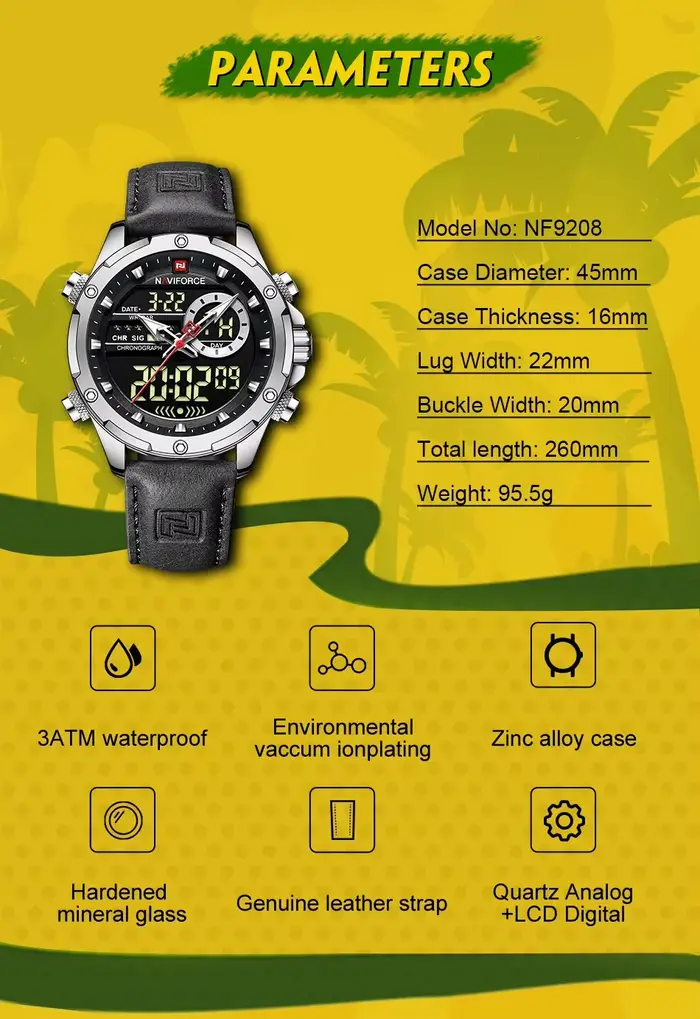 Naviforce hommes montres originales 2025