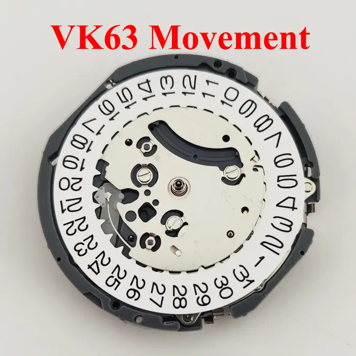 VK63 montre à Quartz mouvement Date 3 heures chronographe pour mouvement VK63 montres outil de répar