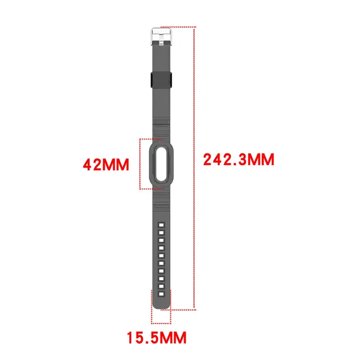 Bracelet de montre en TPU transparent avec étui de protection antichoc