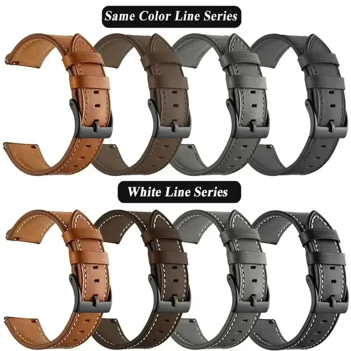 Bracelet de montre en cuir 22mm pour Xiaomi Mi Watch 2