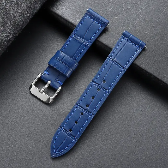 Bracelet de montre en cuir véritable de haute qualité
