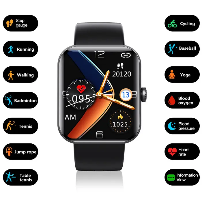 Montre connectée étanche pour le sport