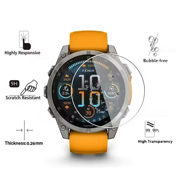 Protecteur d'écran pour montre intelligente Garmin Epix Gen 2/Epix Pro Gen 2