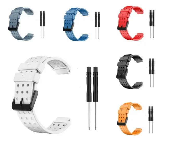 Bracelet de montre avec outil pour Garmin Forerunner220 / 230 / 235 / 620 / 630 / 735XT / ApproachS20