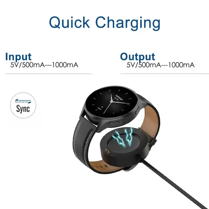 Chargeur USB pour Xiaomi Watch S3 S4 H1/Watch 2 Pro/Watch S2