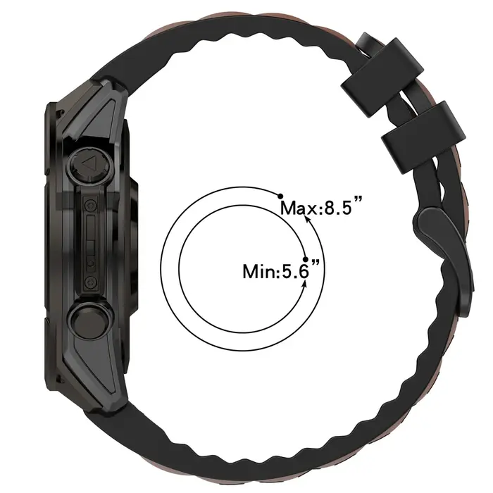 Bracelet de montre 22 26MM pour Garmin Fenix 8 Pro E 5 5X 6 7 7X Pro/Tactix 8/EPIX Gen 2