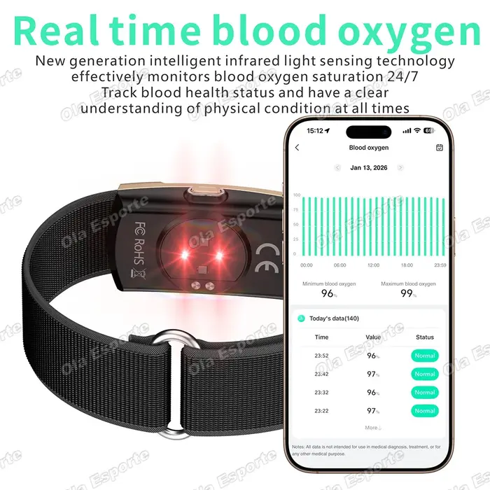 Montre connectée 2026 avec 178+ modes sportifs