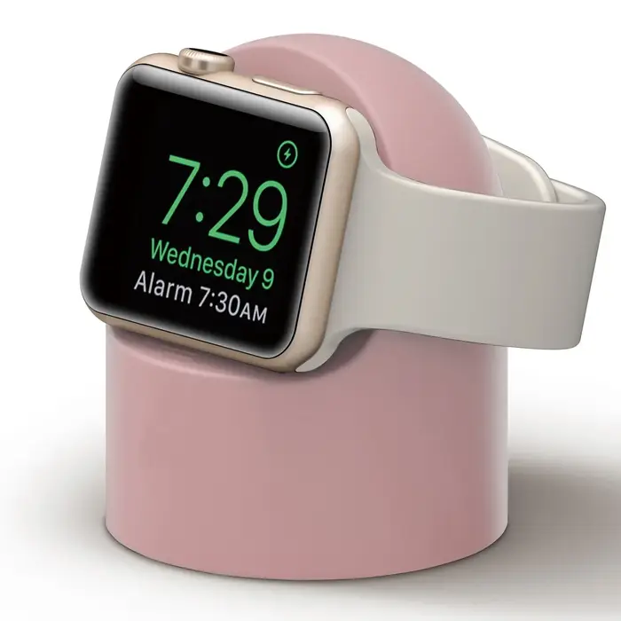 Station de chargement en Silicone pour Apple Watch série 11 10 9 8 7 6 5 SE Ultra 3 2 1, support de 