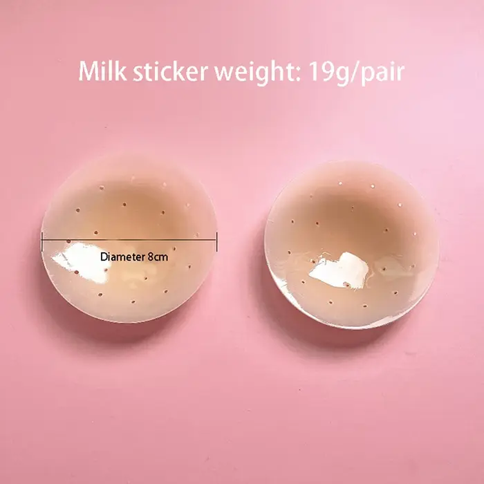 1 paire de patchs mammaires en silicone perforés