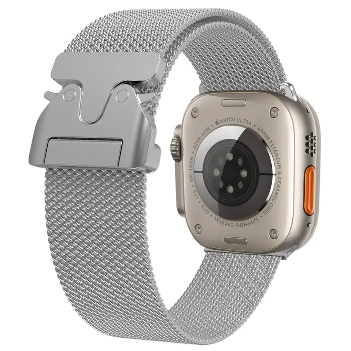 2024 NEW for Apple Watch 46mm se10 46mm 45mm 44mm 38/40/41mm Milanese Loop Bracelet iWatch serie 9 8
