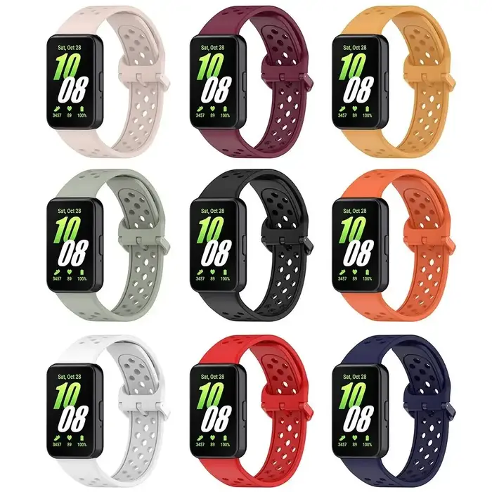 Montre en Silicone souple Compatible avec Samsung Galaxy Fit3
