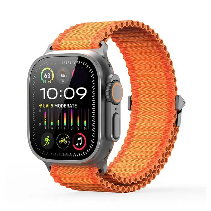 Bracelet Trail Loop en nylon pour Apple Watch Ultra 3 2 49mm 44mm 46mm 45mm 40mm 42mm