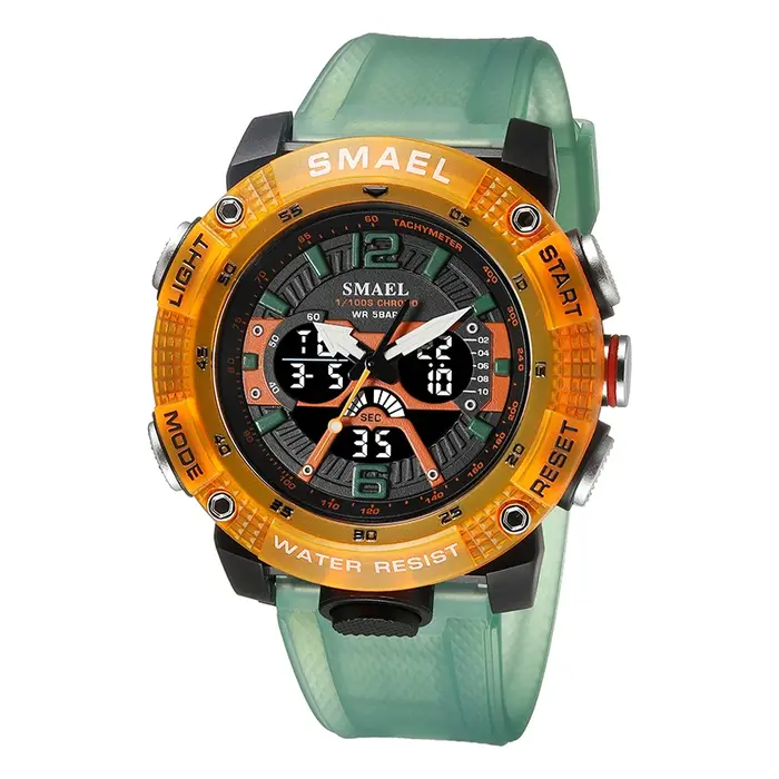 Montres de Sport hommes SMAEL étanche analogique numérique