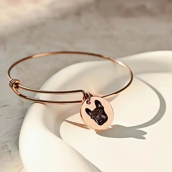 Bracelet personnalisé avec avatar d'animal de compagnie
