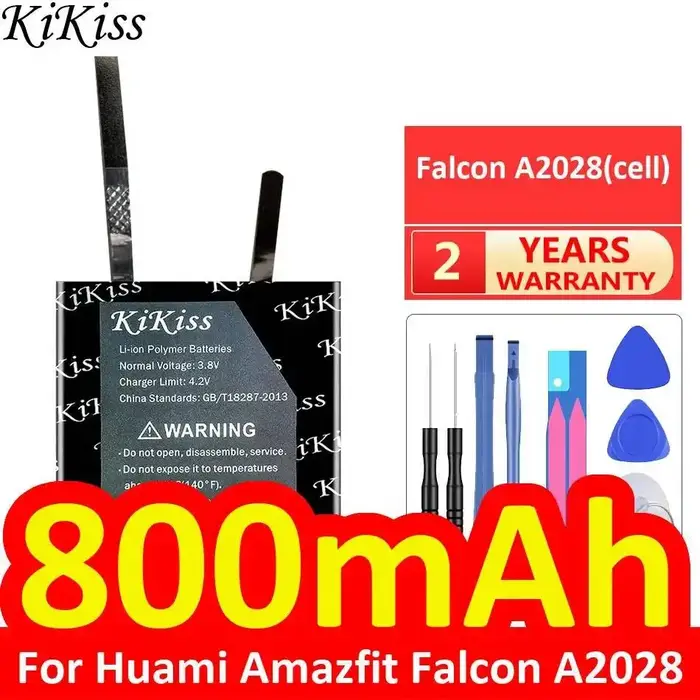 Batterie haute capacité pour montre de sport Huami Amazfit Falcon A2028