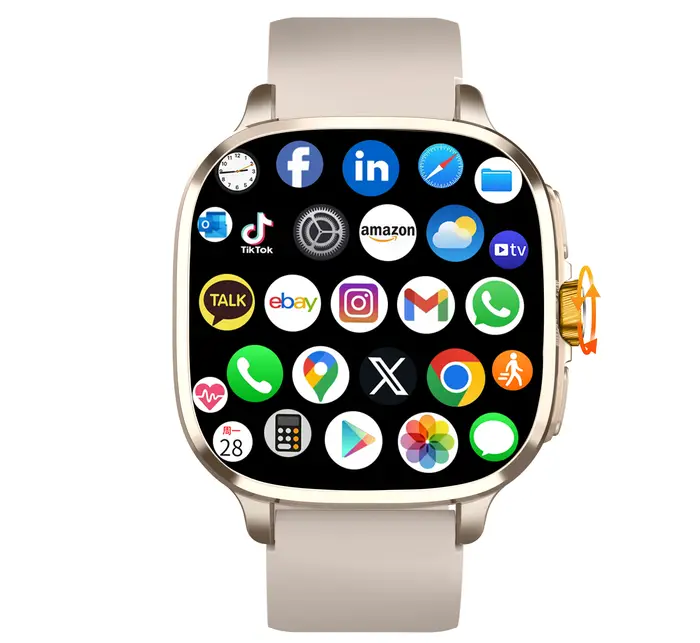 Nouvelle montre intelligente Android 13.0 Version cellulaire 5G LTE Smartwatch avec écran Amoled 2.4