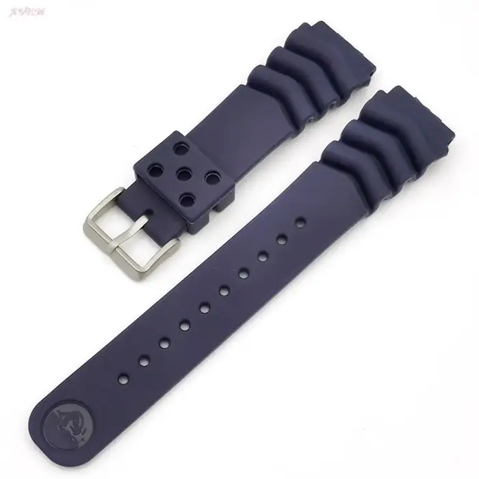 Bracelet en Silicone pour hommes et femmes, 18mm 20mm 22mm, pour Seiko, Sport, étanche, plongée, cao
