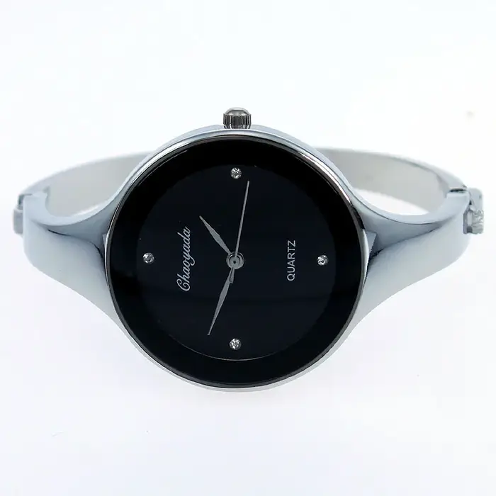 Femmes manchette montre mode décontracté rond dame