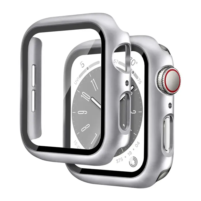 Verre + couvercle pour boîtier de montre Apple 46mm 44mm 40mm 45mm 41mm 42mm 38mm protecteur d'écran iwatch série 10 9 8 7 6 5 3 SE accessoires