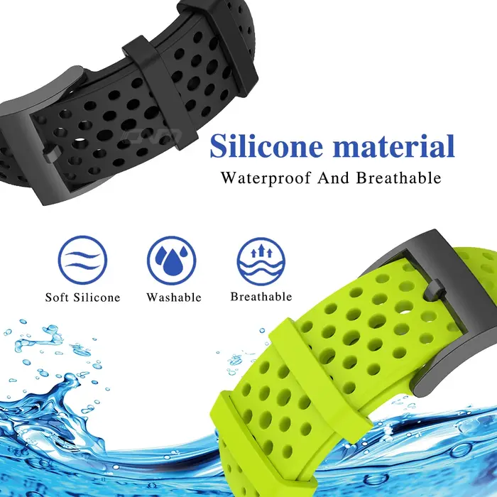 Bracelet en silicone pour Suunto 7 9 Baro D5 Spartan dehors Wrist, Bracelet de montre intelligent INA, Bracelet Correa Strap pour Fossil Q Hybrid