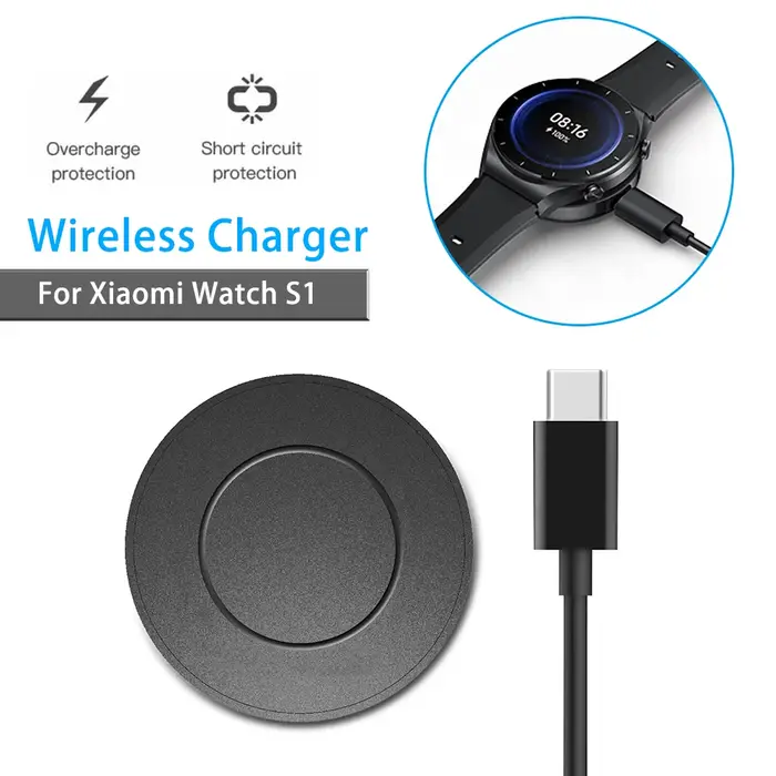 Câble de charge sans fil de remplacement, type-c, pour montre Xiaomi S1