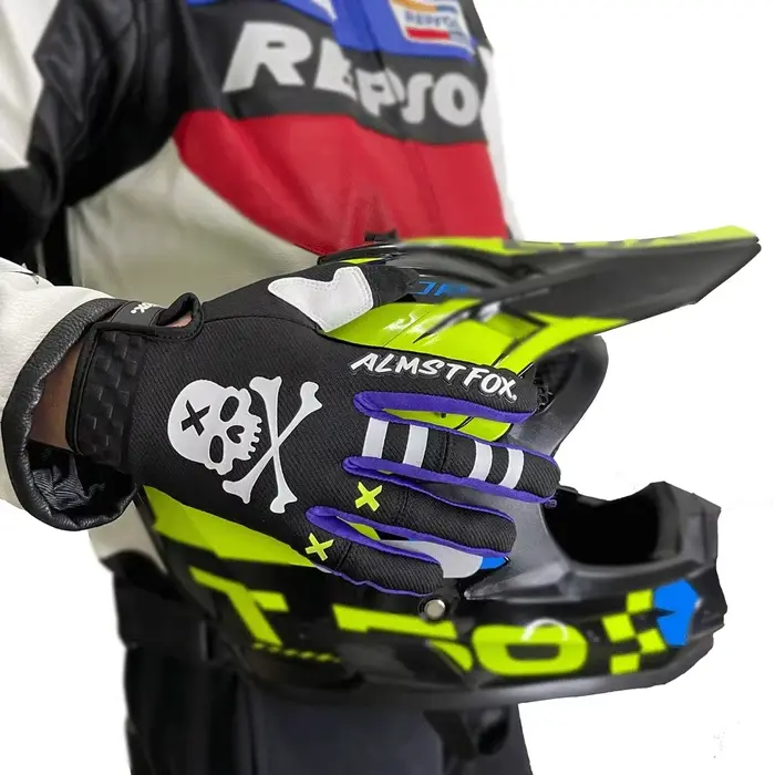 Almst Fox – gants de vélo tout terrain pour vtt MX, pour écran tactile, de cyclisme, Cool, pour Moto