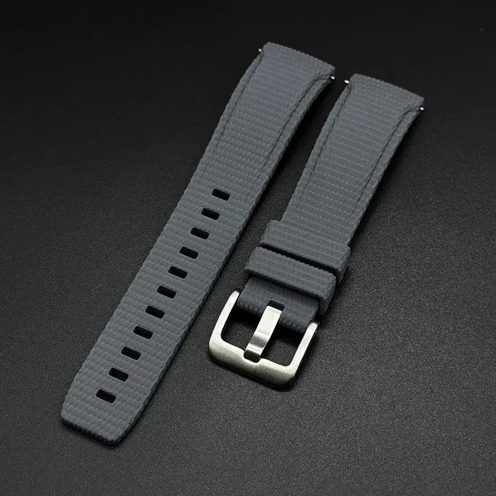 Nouveau bracelet de montre incurvé en FKM 20mm 21mm 22mm