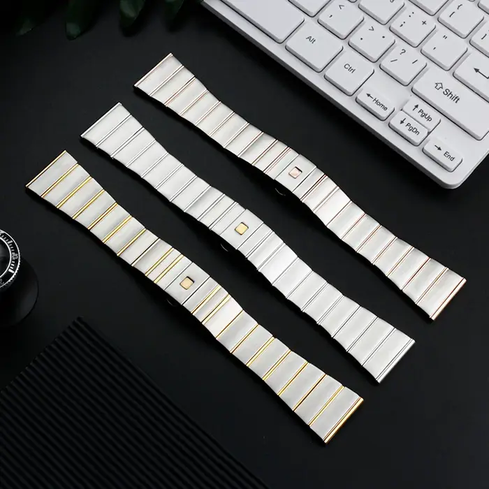 Bracelet de montre en acier pour homme et femme