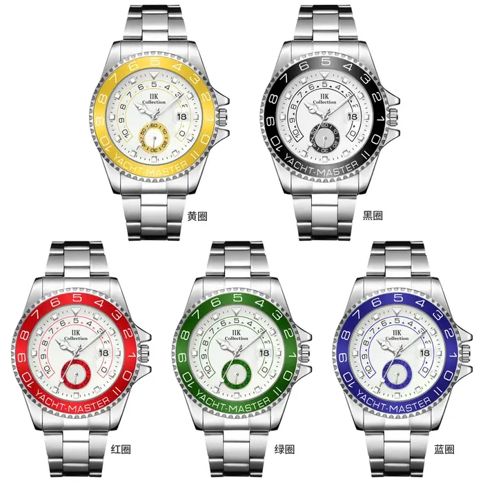 Montres de sport d'affaires de marque de luxe pour hommes 2025 montre en acier à Quartz inhabituelle de mode masculine pour homme montre-bracelet cadeaux reloj hombre