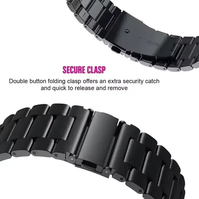 Bracelet en acier inoxydable pour Amazfit Active 2