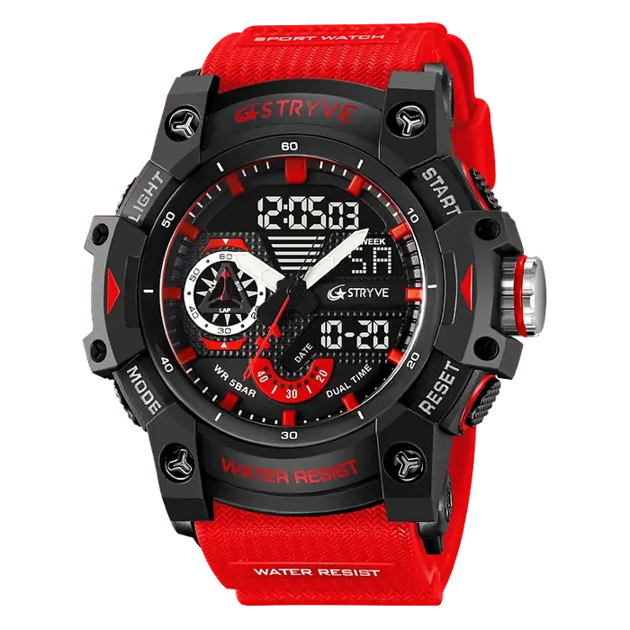 STRYVE marque 8029 Sport montres étanche livraison directe montre chronomètre réveil jeune mode mont