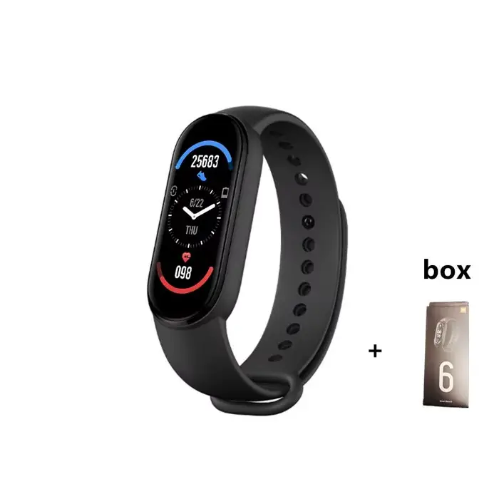 M6 montre intelligente hommes femmes moniteur Fitness sport bande intelligente Fitpro Version musiqu