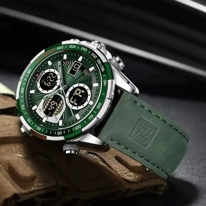 NAVIFORCE mode montres militaires pour hommes de luxe Original sport chronographe montre étanche Quartz montre-bracelet horloge
