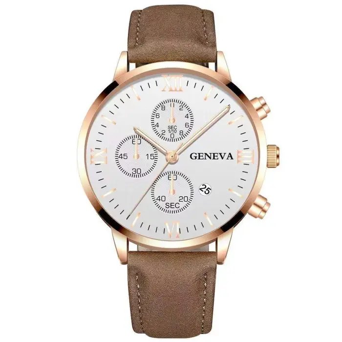 Montre-bracelet pour homme Fashion Geneva