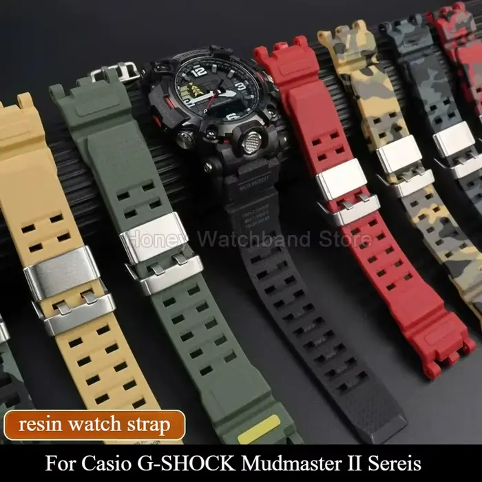 Pour Casio G-SHOCK Mudmaster II GWG - 2000 bracelet léger respirant résine